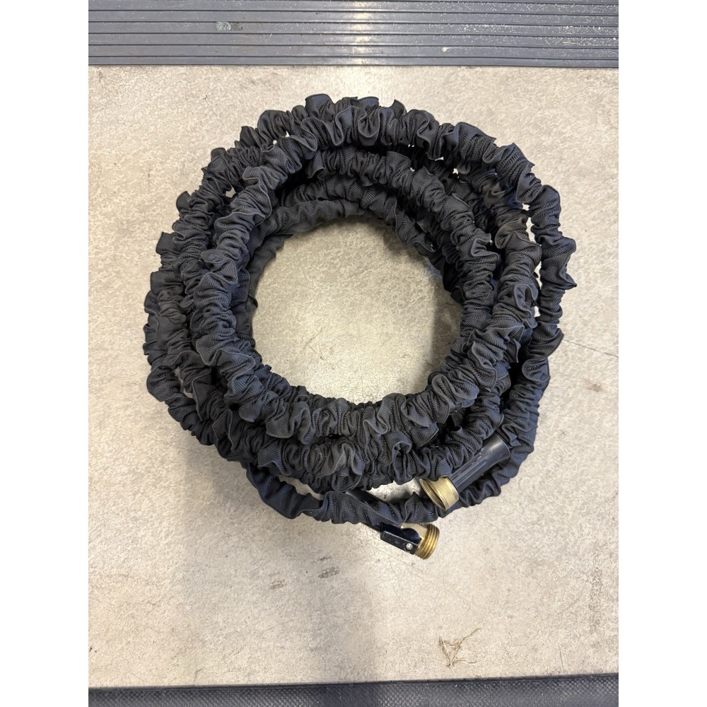 Big Boss X Hose Pro Expanding Garden Hose 25ft 5/8in DAC-5 Fiber Black 1257FEKGD